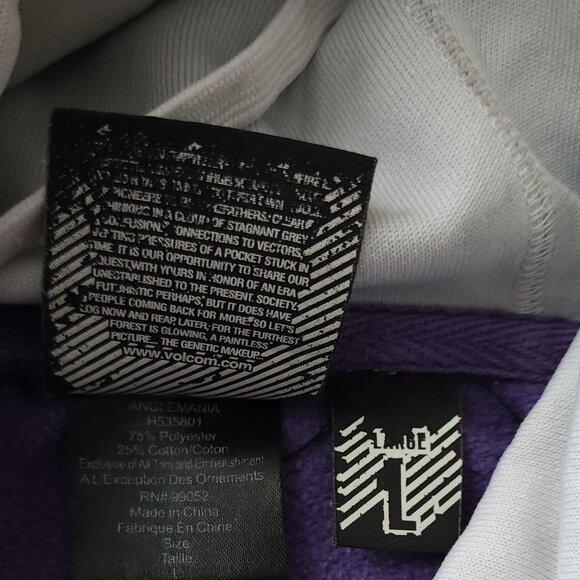Purple Volcom Zip Up Sweater - Picture 6 of 6